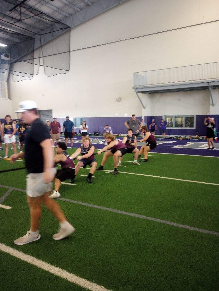 DHSWolvesFB's tweet photo. Wolves take 2nd place at Lineman Challenge and qualify for STATE!!!! BTP https://t.co/gUbFANCoDR