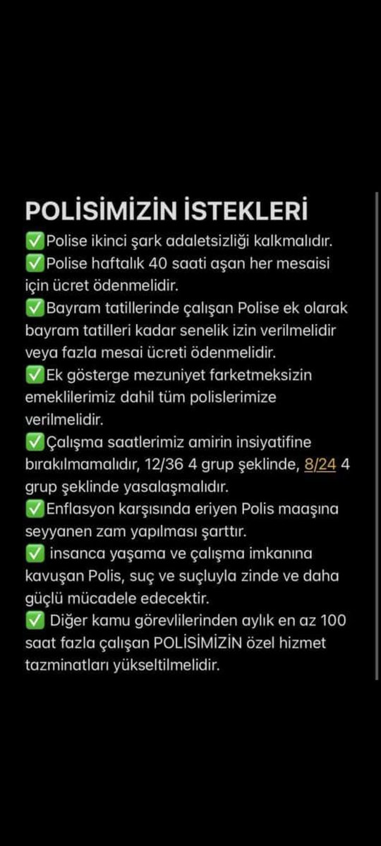 #EmniyetTabanMaaşaZam çok birşey istemiyoruz