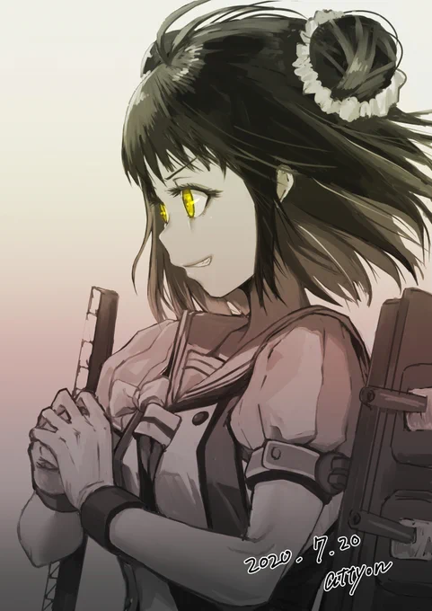 #原作の隣に自分の絵を貼る