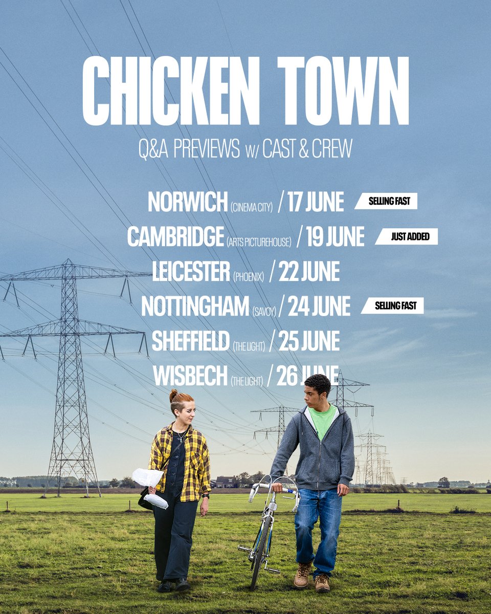 Verve Pictures (@vivaverve) on Twitter photo The Chicken Town Q&A tour just got a lot better - a new screening at <a href="/CamPicturehouse/">Arts Picturehouse</a> has just been added! 🐔
Grab your tickets now at picturehouses.com/movie-details/… The Chicken Town Q&A tour just got a lot better - a new screening at <a href="/CamPicturehouse/">Arts Picturehouse</a> has just been added! 🐔
Grab your tickets now at picturehouses.com/movie-details/…