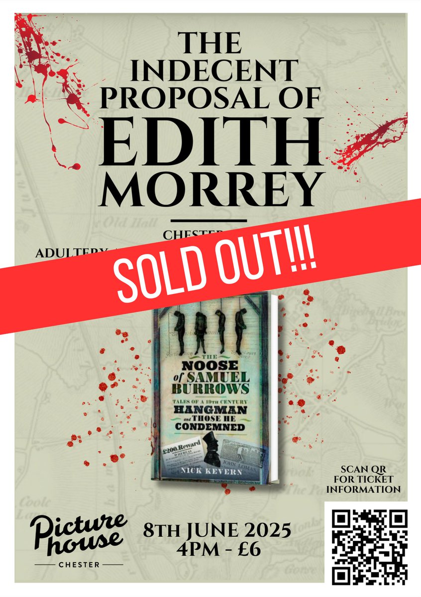 nick_kevern's tweet image. Tomorrow over 100 people will listen to me talk about one of the chapters in my new book. I am truly humbled by the support. Thank you #Chester.
A recorded version will be available soon for those who have missed it.
thenooseofsamuelburrows.com
@ShitChester #TrueCrime #History