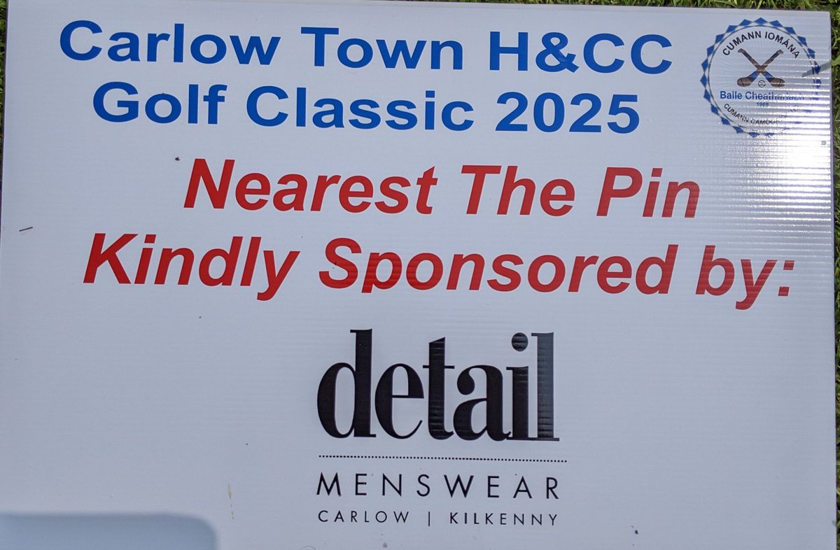 Huge thanks to all our sponsors for our annual golf classic today.
Please support those who support us 👍