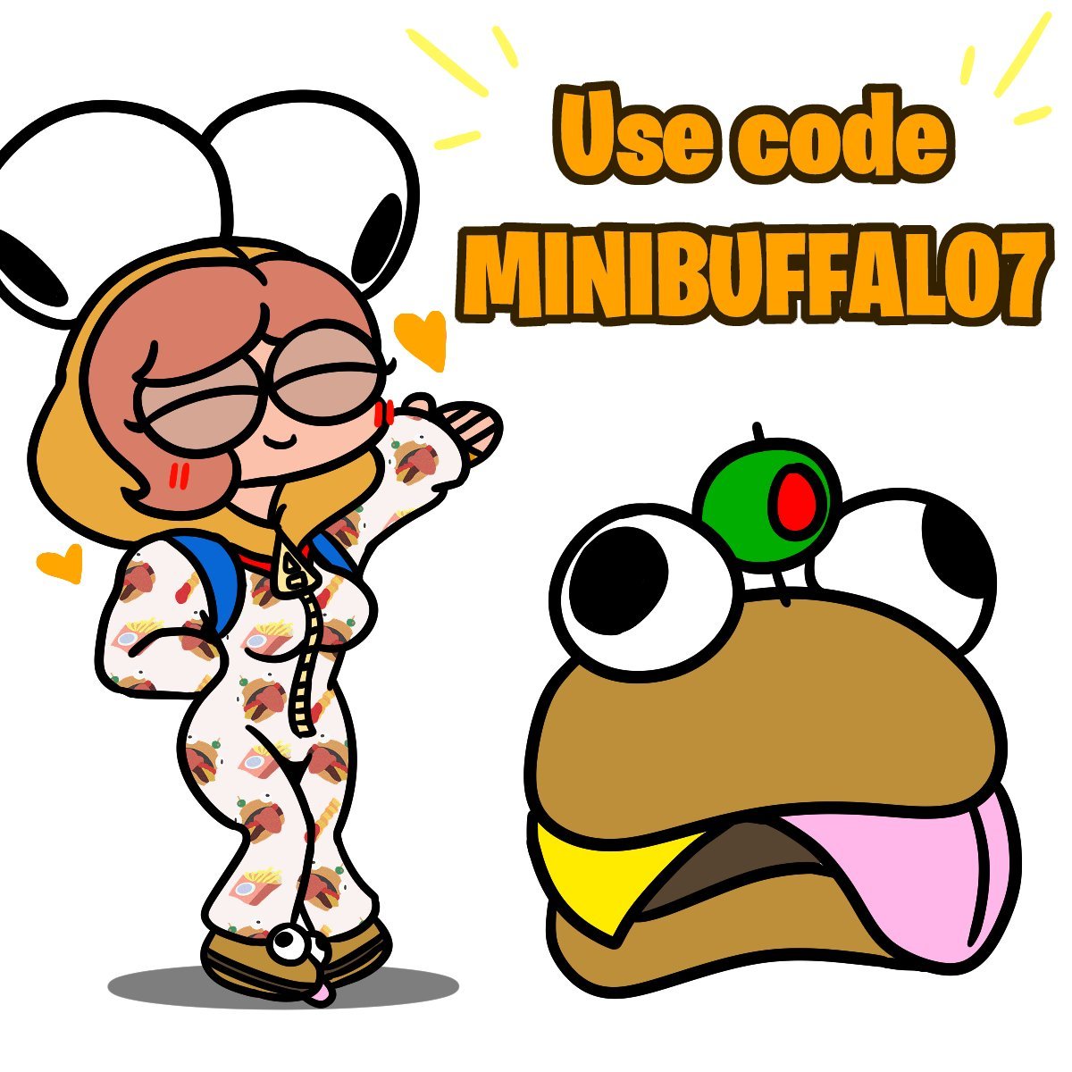 ArrivedBuffalo7's tweet image. Hey hey, in a few mins it's the #FortniteEvent and I'm unsure if the next season starts right away but remember that you can support people's SAC with it!
You can use my code MINIBUFFALO7 (#ad) if you wanna support me!