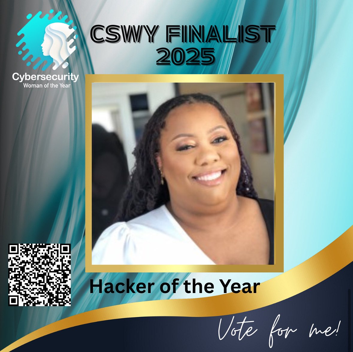 ￼
surveymonkey.com/r/MS88BCG
I’m a finalist for cybersecurity women of the year in the category hacker of the year. Vote for me, i’m trying to take over the world!!! 🙏🏾🌍 #blackgirlshack