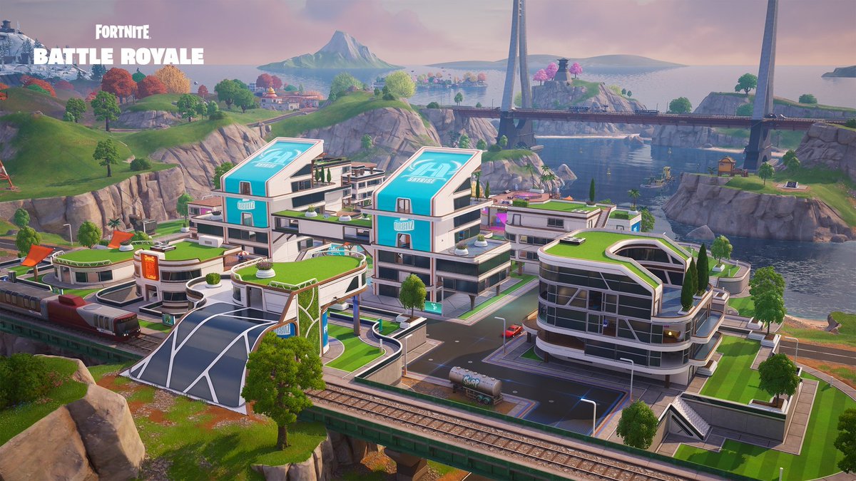 First look at Utopia City! #Fortnite 

(via <a href="/HYPEX/">HYPEX</a>)