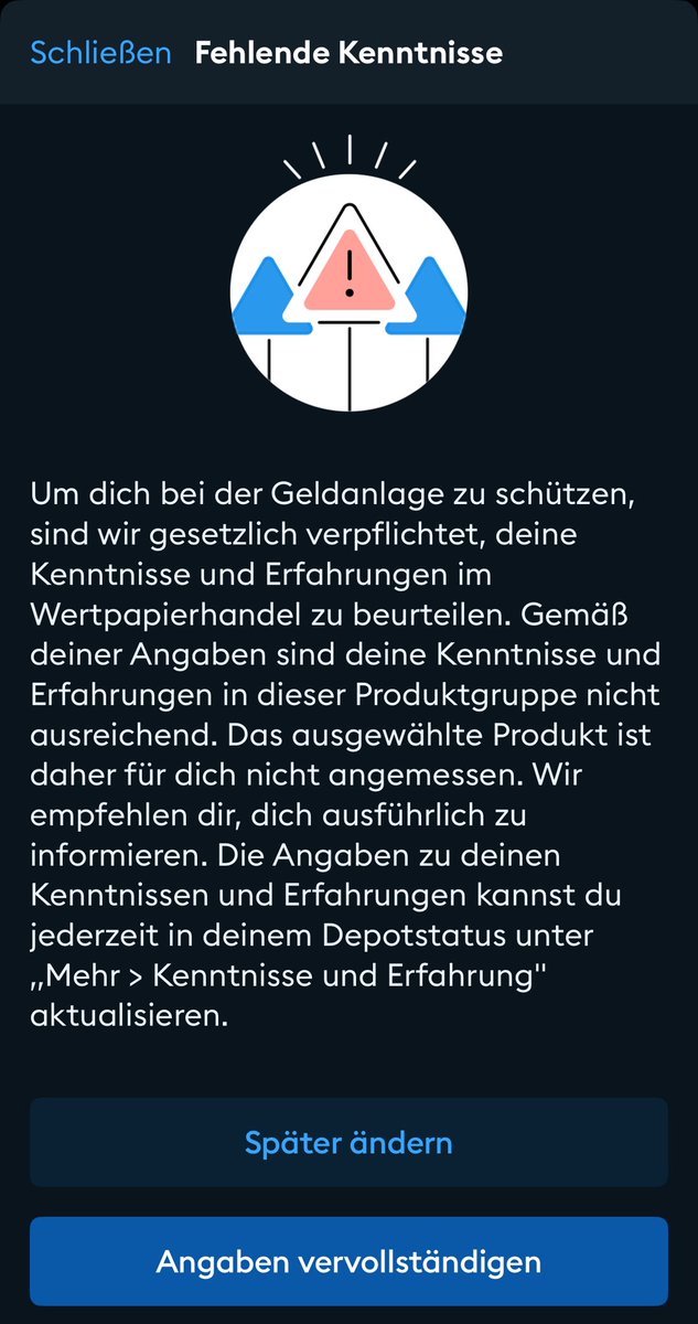 orbb73 (@orbbnet) on Twitter photo Seit 6 Jahren kaufe ich Aktien, habe mich nicht einmal beschwert und nun erklärt mich die <a href="/DKB_de/">DKB - Das kann Bank</a> für zu dämlich. Auf Anordnung von <a href="/CDU/">CDU Deutschlands</a> <a href="/CSU/">CSU</a> <a href="/spdde/">SPD Parteivorstand 🇪🇺</a> <a href="/GrueneBundestag/">Grüne im Bundestag 🇪🇺🏳️🌈</a> und <a href="/fdp/">FDP</a>
Vielen Dank! Seit 6 Jahren kaufe ich Aktien, habe mich nicht einmal beschwert und nun erklärt mich die <a href="/DKB_de/">DKB - Das kann Bank</a> für zu dämlich. Auf Anordnung von <a href="/CDU/">CDU Deutschlands</a> <a href="/CSU/">CSU</a> <a href="/spdde/">SPD Parteivorstand 🇪🇺</a> <a href="/GrueneBundestag/">Grüne im Bundestag 🇪🇺🏳️🌈</a> und <a href="/fdp/">FDP</a>
Vielen Dank!