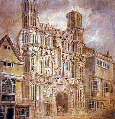 Frances Owen (@_francesowen) on Twitter photo <a href="/17thCenturyLady/">Andrea Zuvich</a> Turner made this pencil and watercolour sketch of the 1517 Christ Church Gate in Canterbury in 1792.
The empty niche is where a statue of Christ stood, until the iconoclasts under Edwin Sandys used it for target practice and then hauled the remains down in 1642-3🧵#StuartSaturday <a href="/17thCenturyLady/">Andrea Zuvich</a> Turner made this pencil and watercolour sketch of the 1517 Christ Church Gate in Canterbury in 1792.
The empty niche is where a statue of Christ stood, until the iconoclasts under Edwin Sandys used it for target practice and then hauled the remains down in 1642-3🧵#StuartSaturday