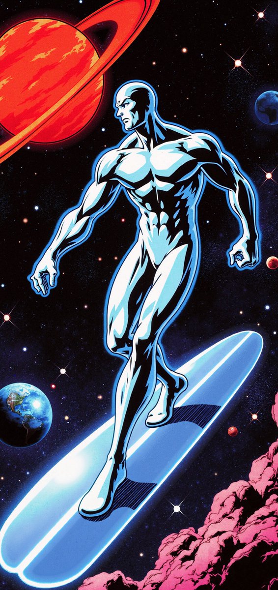 godofwallpapers's tweet photo. Silver Surfer 4K 🪐 https://t.co/5PnYXEOlAU
