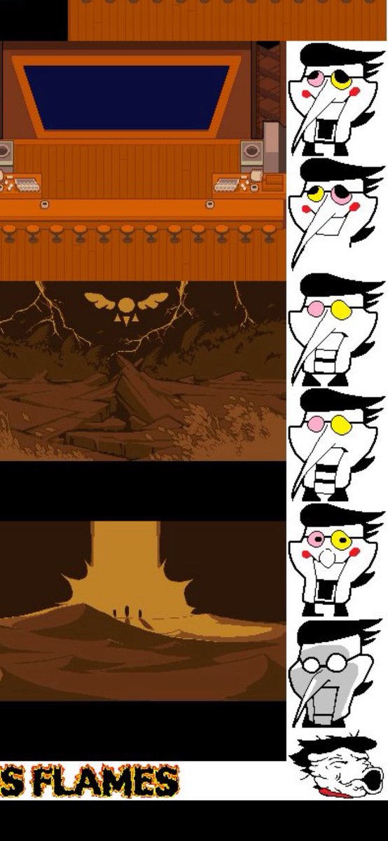 Why does this part look like a Deltarune Iceberg image