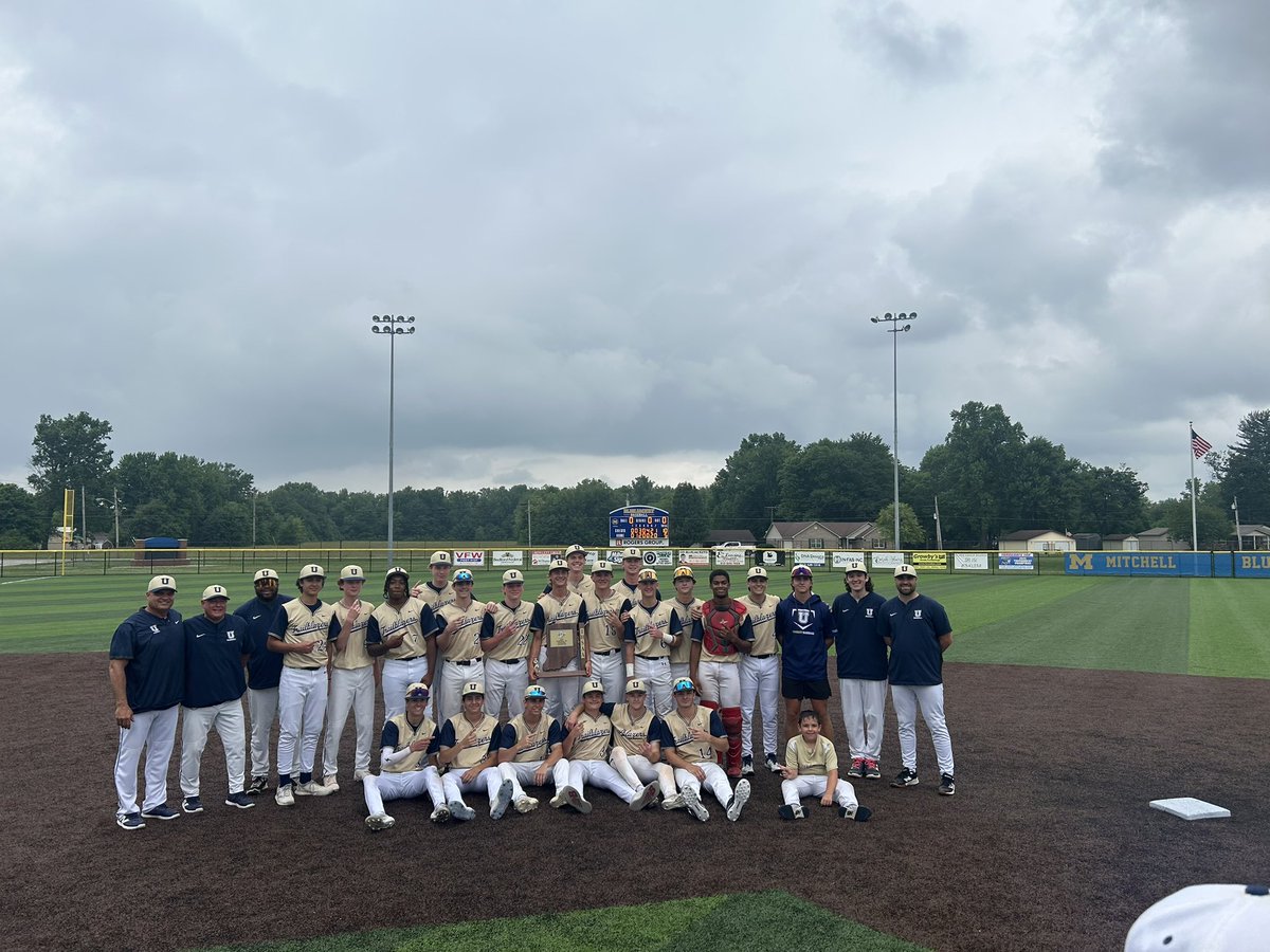 UHSBaseball (@universitybb) on Twitter photo โผ๏ธREGIONAL CHAMPSโผ๏ธ
Another CG for Junior <a href="/stocker_caleb/">Caleb Stocker</a> on the bump
7 IP 6 H 4 ER 0 BB 5 Kโs
Two huge ๐ฃโs by Junior <a href="/beckett_suh/">Beckett Suh</a> & Sophomore <a href="/CharlesRanek_27/">Charles Ranek</a>
Sophomore <a href="/Oliver_k06/">Oliver Kingery</a> with 2 hits!
<a href="/PrepBaseballIN/">Prep Baseball Indiana</a> <a href="/Richie_Hall/">Richie Hall</a> <a href="/THEAkeemGlaspie/">Akeem Glaspie</a> <a href="/CISR_Podcast/">Central Indiana Sports Report with Greg Mengelt</a> <a href="/indyhsscores/">IndyStar HS Sports</a> โผ๏ธREGIONAL CHAMPSโผ๏ธ
Another CG for Junior <a href="/stocker_caleb/">Caleb Stocker</a> on the bump
7 IP 6 H 4 ER 0 BB 5 Kโs
Two huge ๐ฃโs by Junior <a href="/beckett_suh/">Beckett Suh</a> & Sophomore <a href="/CharlesRanek_27/">Charles Ranek</a>
Sophomore <a href="/Oliver_k06/">Oliver Kingery</a> with 2 hits!
<a href="/PrepBaseballIN/">Prep Baseball Indiana</a> <a href="/Richie_Hall/">Richie Hall</a> <a href="/THEAkeemGlaspie/">Akeem Glaspie</a> <a href="/CISR_Podcast/">Central Indiana Sports Report with Greg Mengelt</a> <a href="/indyhsscores/">IndyStar HS Sports</a>