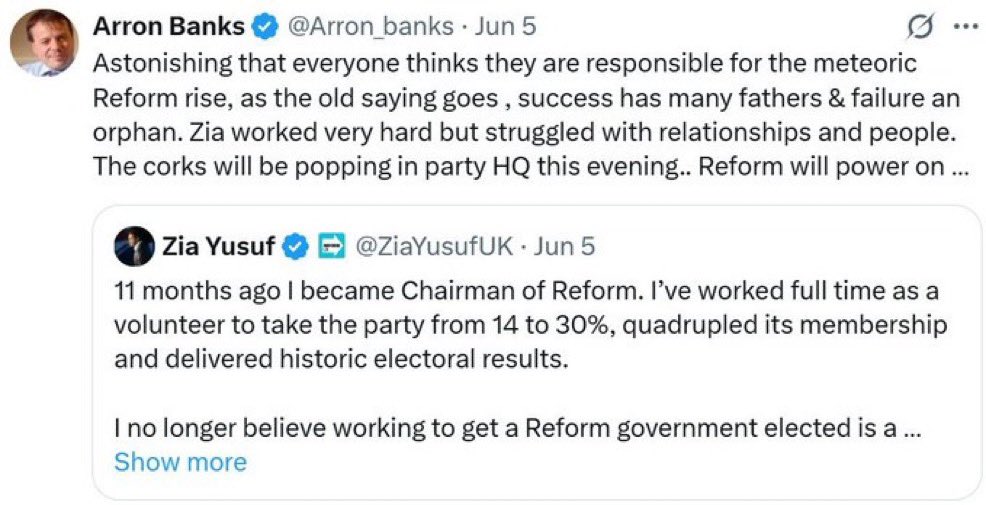 Wolf 🐺 (@worldbywolf) on Twitter photo Arron Banks today vs <a href="/Arron_banks/">Arron Banks</a> 48 hours ago.
No conviction, no principles, loyal only to their personal fortune and yearning for power. Arron Banks today vs <a href="/Arron_banks/">Arron Banks</a> 48 hours ago.
No conviction, no principles, loyal only to their personal fortune and yearning for power.