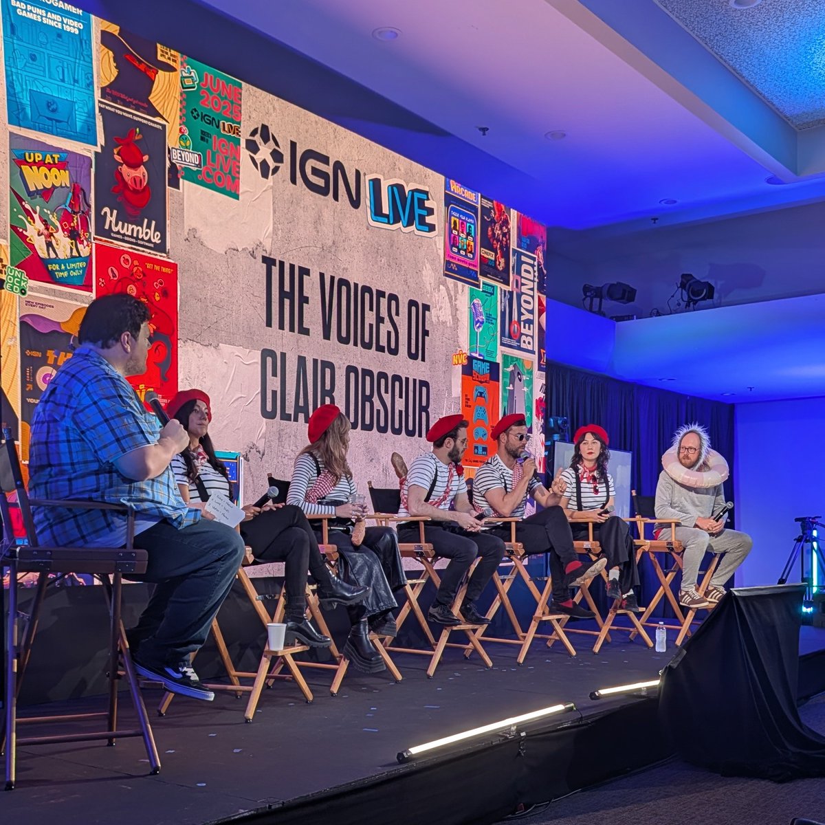 Actually obsessed with the <a href="/expedition33/">Clair Obscur: Expedition 33</a> cast coming out in full baguette and Monoco cosplay for their panel at #IGNLive 😍