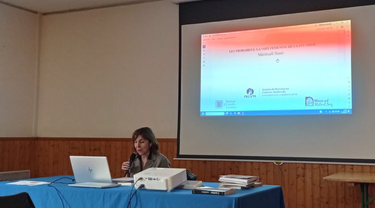 Meritxell Simó ha ofert una conferència sobre les trobairitz en els Rencontres de Montsegur, jornades organitzades per Alcor Editions, que enguany han versat sobre els trobadors.