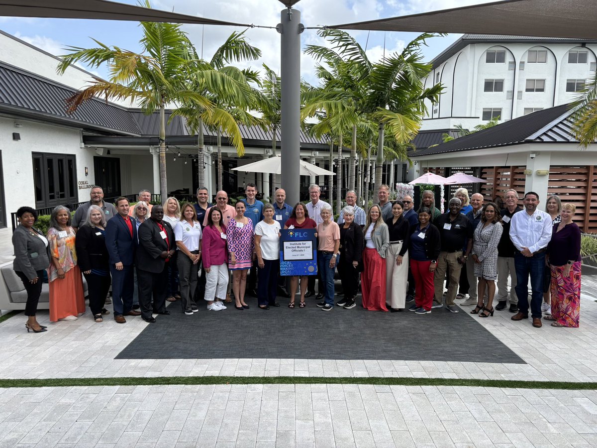 Congratulations to our newest Institute of Elected Municipal Officials (IEMO) I graduates! 🎉  Learn more about the program and future offerings at flcities.com/iemo.