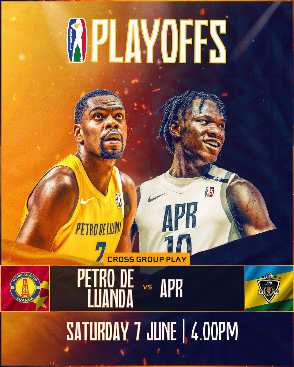 amonb_official's tweet photo. 🚨For their first ever playoffs appearance, #APRBBC kicks off their journey against Angola’s Petro de Luanda BBC today at 4Pm in Pretoria, South Africa.

All the best, Lions🦁🇷🇼

#KTSports https://t.co/2VrlTTcwLx