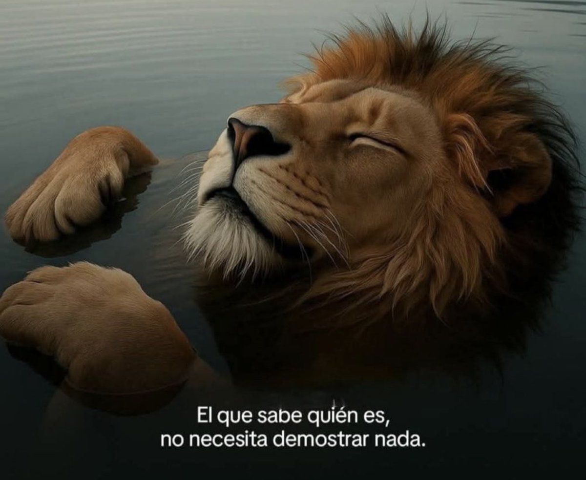 El que sabes quién es no Necesita demostrar nada.