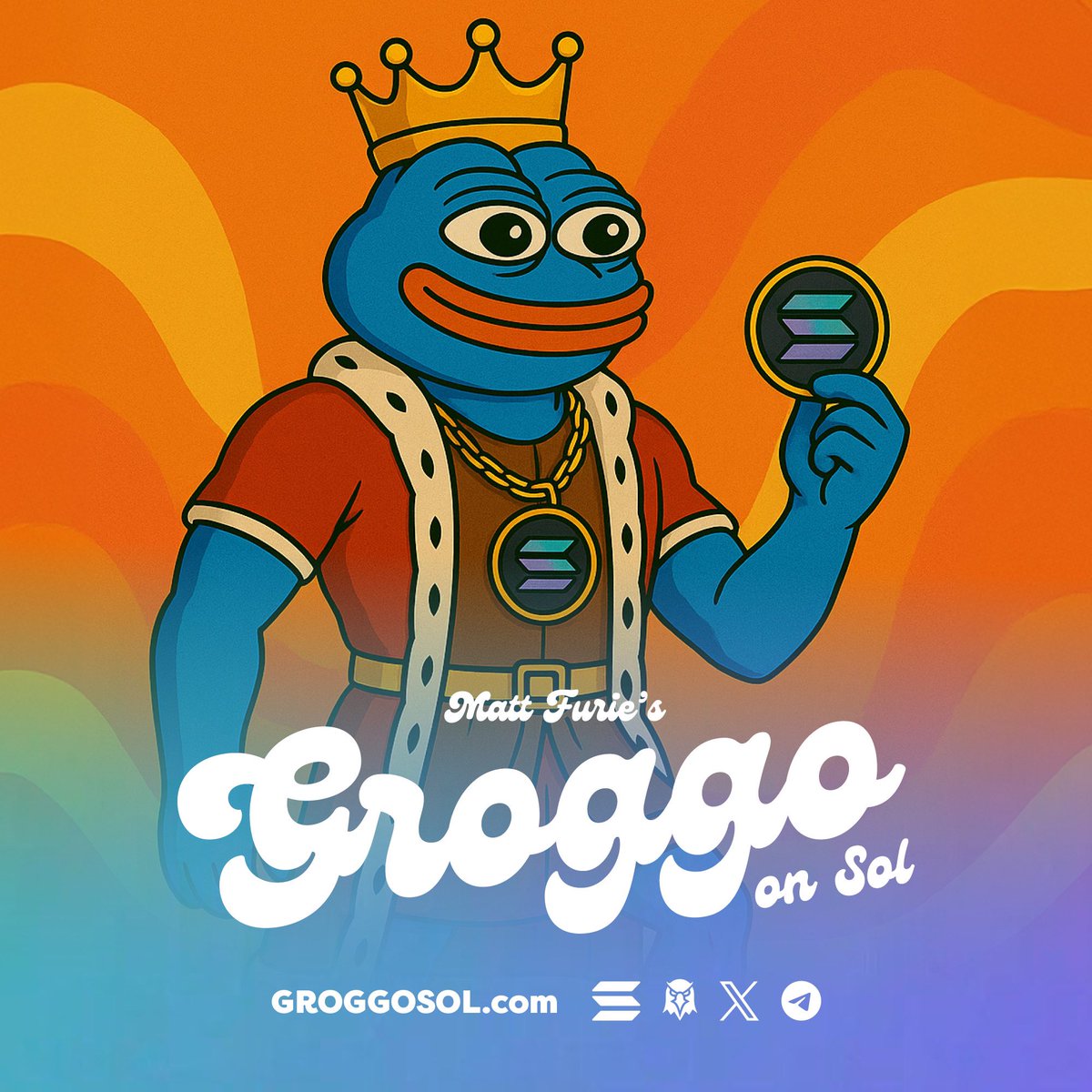 GroggoOnSolana's tweet photo. 👑👑👑👑👑👑👑👑👑👑👑👑👑
👑 👉@GROGGOonSOLANA 👈 👑
👑👑👑👑👑👑👑👑👑👑👑👑👑
JOIN a @solana based community for a long term project to reach @RaydiumProtocol trending on @dexscreener
DEX https://t.co/Nw82LQUbuE
TG https://t.co/XibvAxDKi9
#memecoins #solana #cryptoi https://t.co/uK1GgtM63M