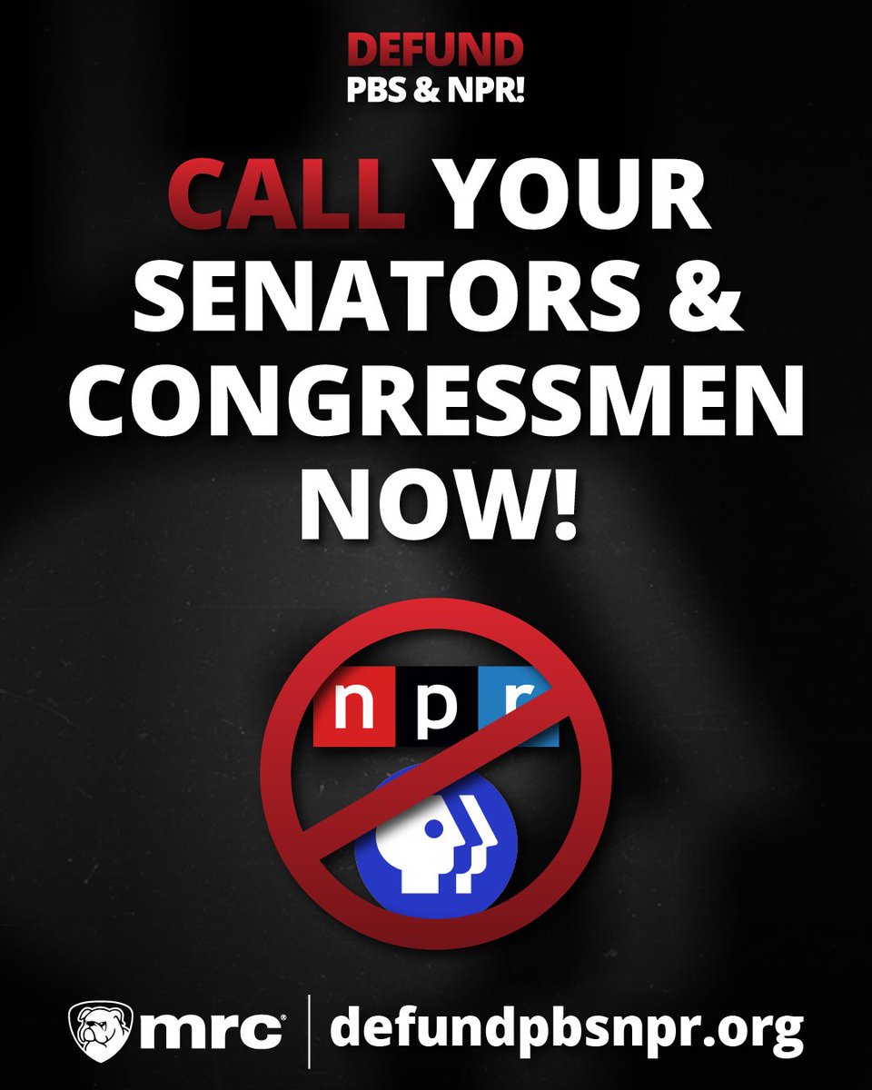 Tell Congress to support President Trump's rescission package to stop PBS and NPR's abuse of your tax dollars! 

Call your representatives here: DefundPBSNPR.org