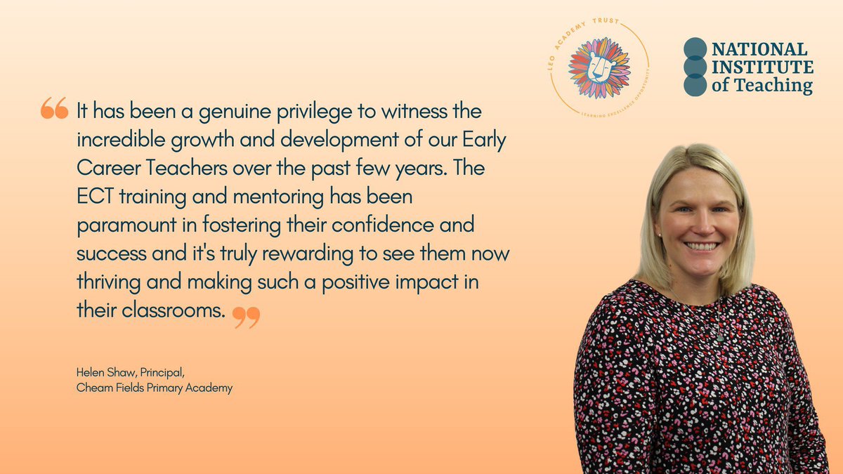 LEO Academy Trust (@leoacademies) on Twitter photo 💬 It has been a genuine privilege to witness the incredible growth and development of our Early Career Teachers.
Join us and see the positive impact of our <a href="/LEOacademies/">LEO Academy Trust</a> & <a href="/NatInstTeaching/">National Institute of Teaching</a> ECT programme in action!
Register now with <a href="/LEOacademies/">LEO Academy Trust</a>👇
docs.google.com/forms/d/e/1FAI… 💬 It has been a genuine privilege to witness the incredible growth and development of our Early Career Teachers.
Join us and see the positive impact of our <a href="/LEOacademies/">LEO Academy Trust</a> & <a href="/NatInstTeaching/">National Institute of Teaching</a> ECT programme in action!
Register now with <a href="/LEOacademies/">LEO Academy Trust</a>👇
docs.google.com/forms/d/e/1FAI…