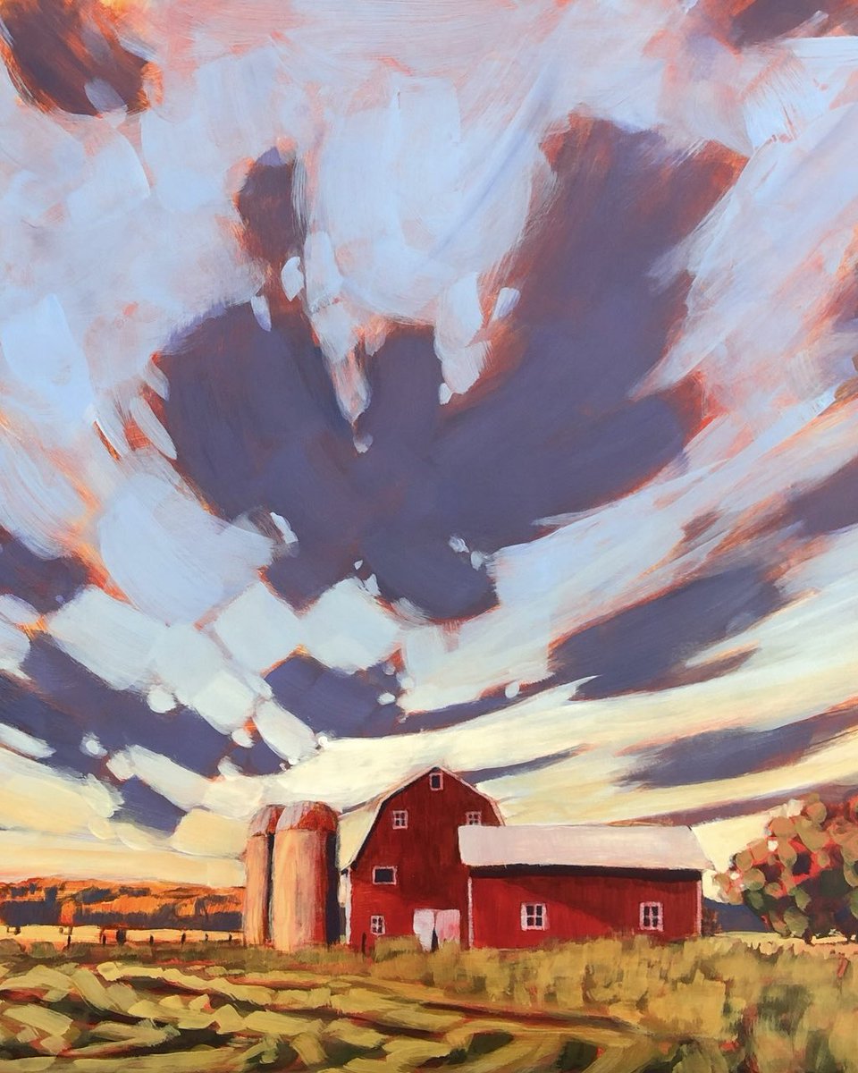 JimMusilPainter's tweet photo. My painting SAWYER COUNTY BARNS https://t.co/ordwLBOTg6