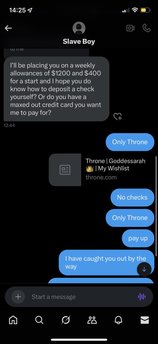 goddessarah0803's tweet photo. 2nd exposure @RoachoM68170 

He only wants to use checks in order to report me to the bank cause he’s a scammer 

BEWARE OF HIM 

#paypigs #paypigsfindme #SCAMMER #fake https://t.co/AYC12kBFW6