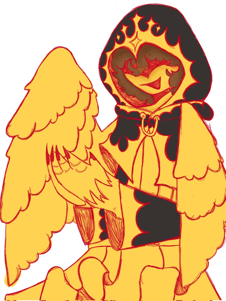 Azeka0666's tweet image. Telamon?! 
Desenho incompleto (como sempre)
(Ele foi feito por mim e uma amiga no papel, e eu fiquei responsável por passar pro digital)
#telamon #calcifer #forsaken #Colabs