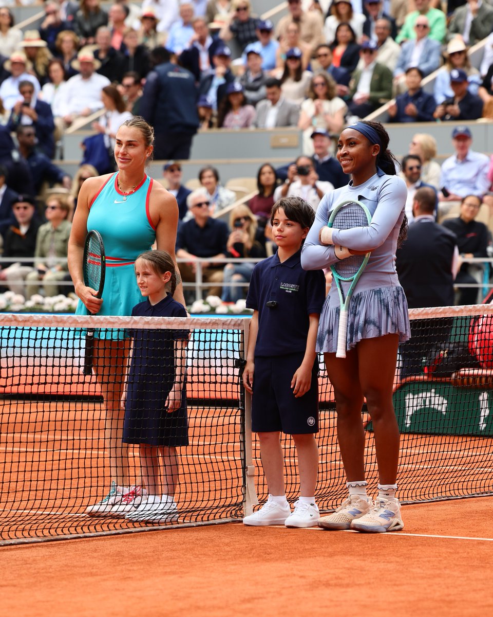 ✨ Aryna 🏆 Coco ✨

#RolandGarros