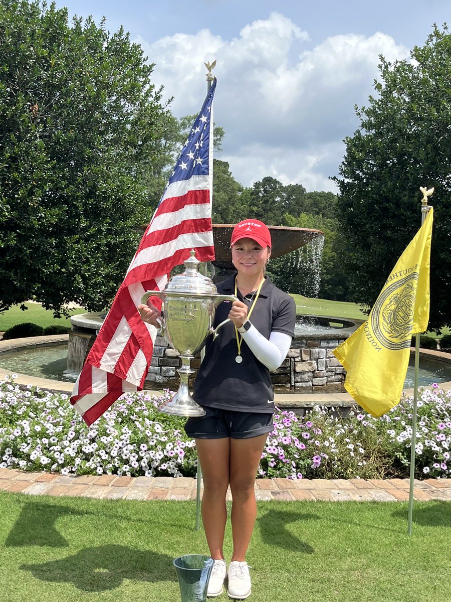 Houston Women's Golf โณ ๐พ (@uhcougarwgolf) on Twitter photo ๐๐ข๐ ๐๐จ๐ฎ ๐๐๐๐ซ?
๐ด๐๐๐๐๐๐ ๐ฒ๐๐ is the 109th <a href="/WSGAWomensGolf/">Womenโs Southern Golf Association</a> Southern Amateur champion!
CONGRATS, Maelynn! ๐๐ฝ ๐๐ฝ ๐ ๐๐ฝ ๐๐ฝ
#GoMaelynn #GoCoogs ๐๐ข๐ ๐๐จ๐ฎ ๐๐๐๐ซ?
๐ด๐๐๐๐๐๐ ๐ฒ๐๐ is the 109th <a href="/WSGAWomensGolf/">Womenโs Southern Golf Association</a> Southern Amateur champion!
CONGRATS, Maelynn! ๐๐ฝ ๐๐ฝ ๐ ๐๐ฝ ๐๐ฝ
#GoMaelynn #GoCoogs