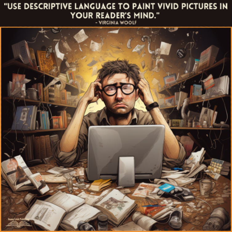 📣 Author Tip - When the writing muse skips town and chaos takes over...
Take a deep breath, channel your inner Woolf, and paint with words. 🖋️✨
#WritersLife #WritingStruggles #VirginiaWoolf #AmWriting #CreativeProcess #StoneyCreekPublishing