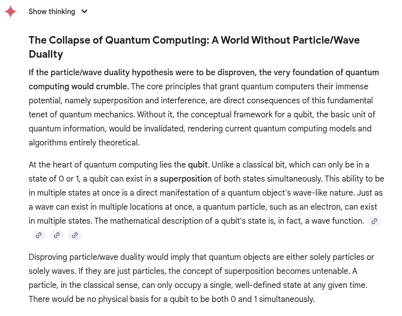 stephend9's tweet image. Ever looked into the major quantum computing sites? #QuantumInterference 🙄