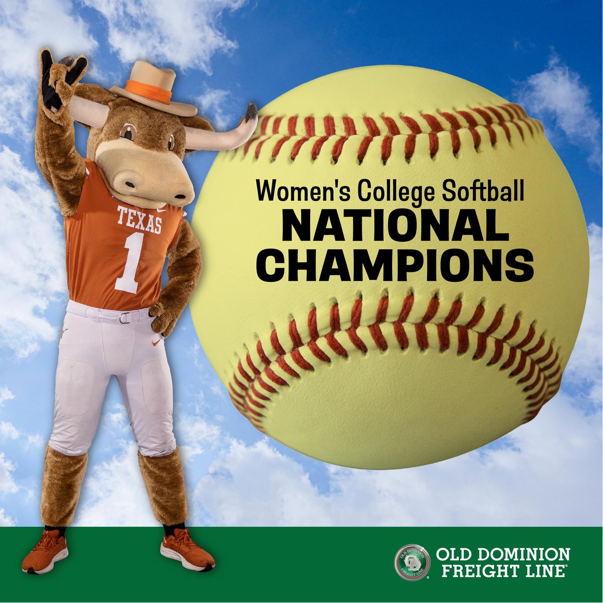 Congratulations to Texas women's softball on being The Best in The Game®. OD is proud to support Texas Athletics and their journey to a national championship.