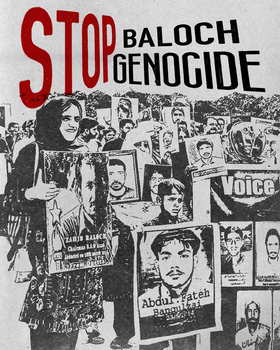 The Baloch genocide must stop now. 

#StopBalochGenocide