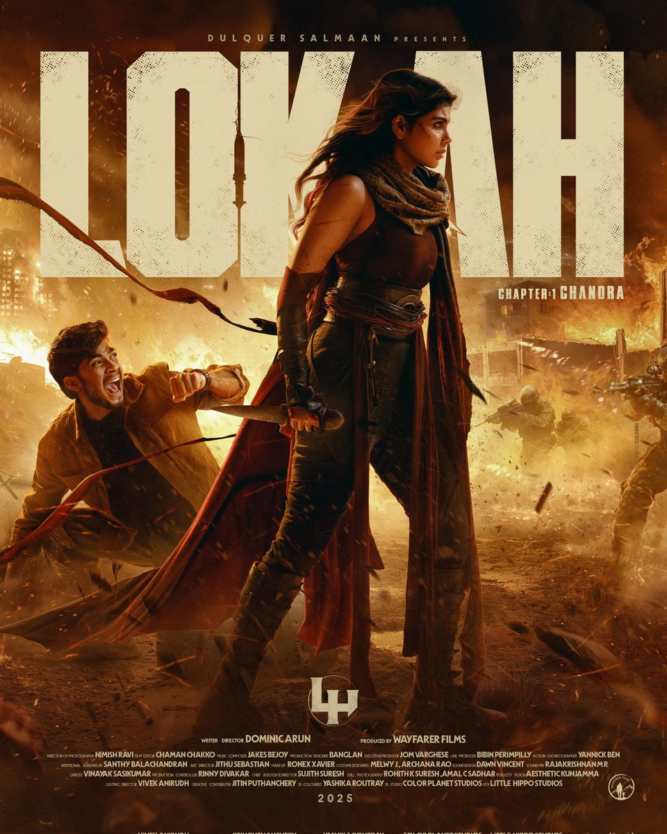 Lokah (@lokahofficial) on Twitter photo Unveiling Lokah — a world where legends come alive.
Chapter One: Chandra.
#Lokah #BuildingWorlds #theyliveamongus
<a href="/dulQuer/">Dulquer Salmaan</a> <a href="/DQsWayfarerFilm/">Wayfarer Films</a> <a href="/dominicarun/">Dominic Arun</a>
<a href="/NimishRavi/">Nimish Ravi</a>
<a href="/kalyanipriyan/">Kalyani Priyadarshan</a>
<a href="/naslen__/">Naslen</a> <a href="/JxBe/">Jakes Bejoy</a> @chamanchakko
<a href="/iamSandy_Off/">SANDY</a> <a href="/AKunjamma/">Aesthetic kunjamma</a>
#SuperheroFantasy #Lokahmovie Unveiling Lokah — a world where legends come alive.
Chapter One: Chandra.
#Lokah #BuildingWorlds #theyliveamongus
<a href="/dulQuer/">Dulquer Salmaan</a> <a href="/DQsWayfarerFilm/">Wayfarer Films</a> <a href="/dominicarun/">Dominic Arun</a>
<a href="/NimishRavi/">Nimish Ravi</a>
<a href="/kalyanipriyan/">Kalyani Priyadarshan</a>
<a href="/naslen__/">Naslen</a> <a href="/JxBe/">Jakes Bejoy</a> @chamanchakko
<a href="/iamSandy_Off/">SANDY</a> <a href="/AKunjamma/">Aesthetic kunjamma</a>
#SuperheroFantasy #Lokahmovie