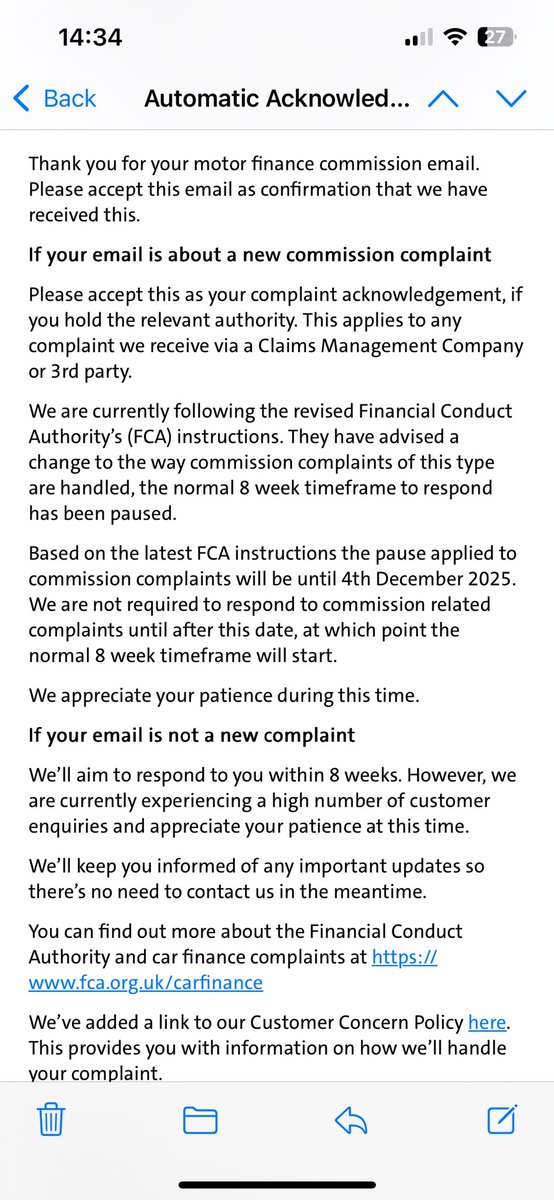 AdamAnth92's tweet photo. @MoneySavingExp received this a few weeks back, the email about Volkswagen finance is incorrect https://t.co/jFgapGAv49
