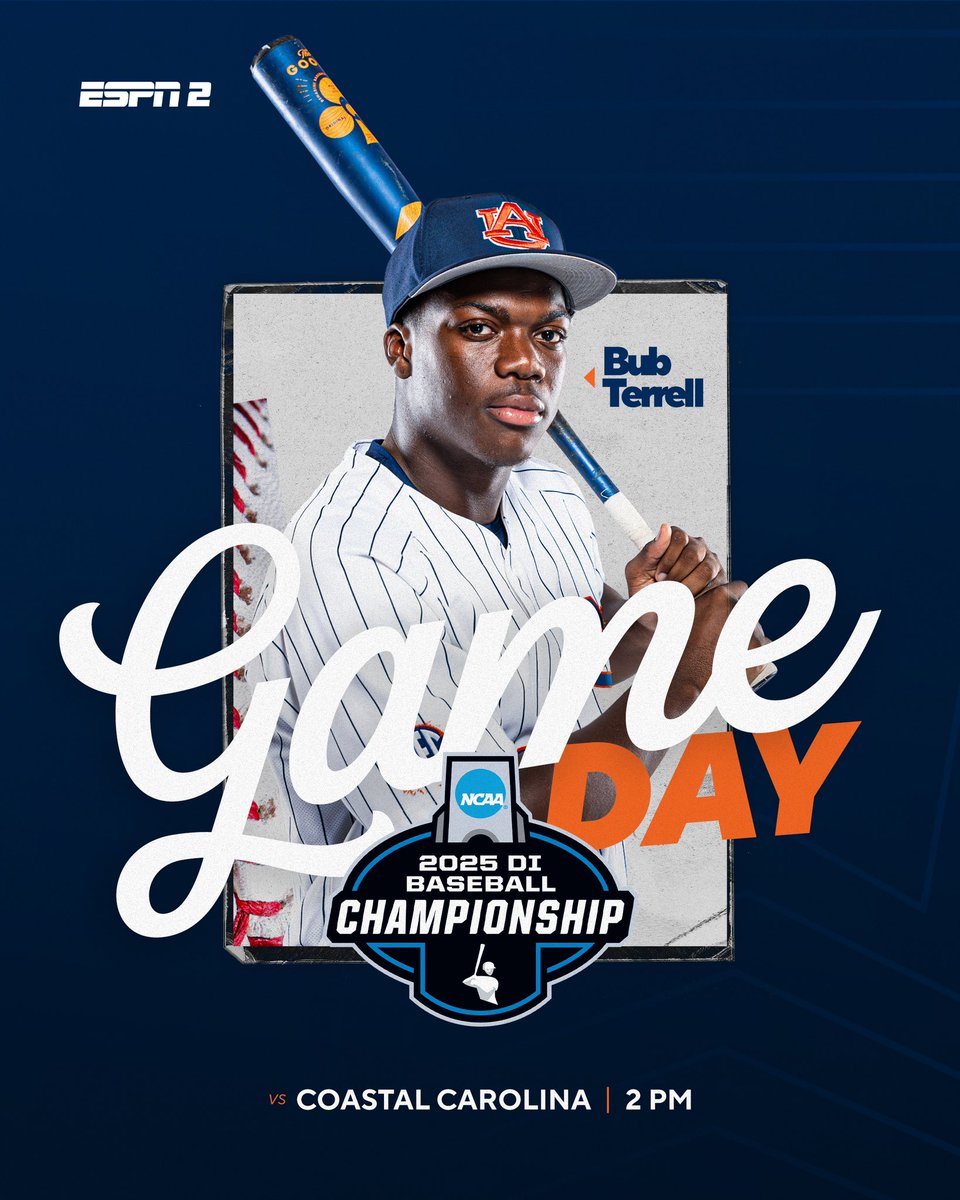 Time to dig deep.

📺 ESPN2
🕑 2 p.m. CT   
📍 Plainsman Park   
📊 linktr.ee/auburnbaseball 

#WarEagle