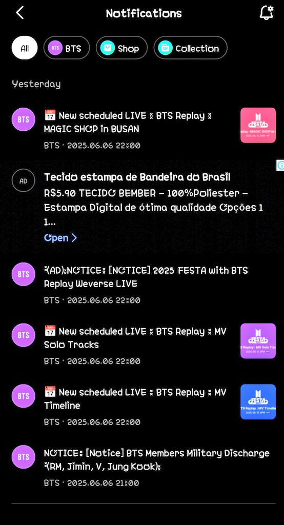 BUniverso7's tweet image. Novas novidades do BTS Festa 🪩
