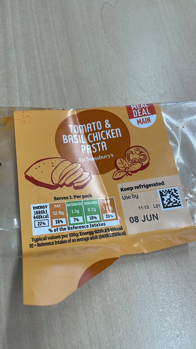 Kevin_Steers's tweet photo. @sainsburys what have you done to the ingredients of the Tomato @ Basil Chicken Pasta meals. Why does everyone I have now taste of vinegar more than anything else. https://t.co/3M7JLxgR6o