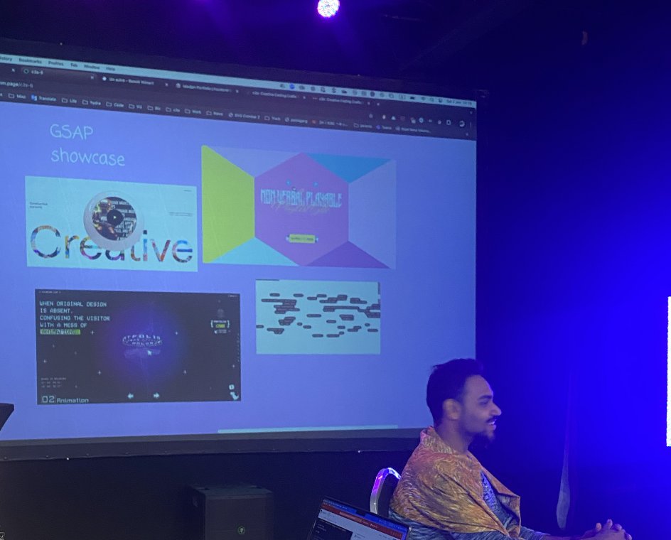 Cassie Evans (@cassiecodes) on Twitter photo Cosy creative coding day with the C3S crew in Hackney. So glad I spotted this! Can't wait for the next one.
thanks to <a href="/DeaBankova/">Dea Bankova (@deabankova.bsky.social)</a> <a href="/Da_Pacific/">Prasanta Kumar Dutta @pkddapacific@vis.social</a> for organising. Cosy creative coding day with the C3S crew in Hackney. So glad I spotted this! Can't wait for the next one.
thanks to <a href="/DeaBankova/">Dea Bankova (@deabankova.bsky.social)</a> <a href="/Da_Pacific/">Prasanta Kumar Dutta @pkddapacific@vis.social</a> for organising.