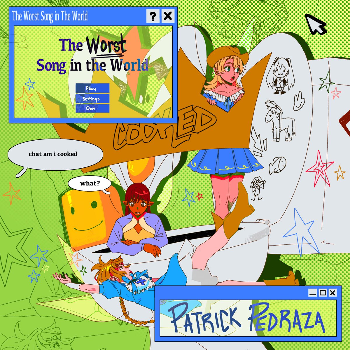 Pat_Pedraza's tweet image. On the cursed day of Friday 6/13, I give you my new country song “Cooked” All streaming platforms. Terrible music video to follow. distrokid.com/hyperfollow/pa…