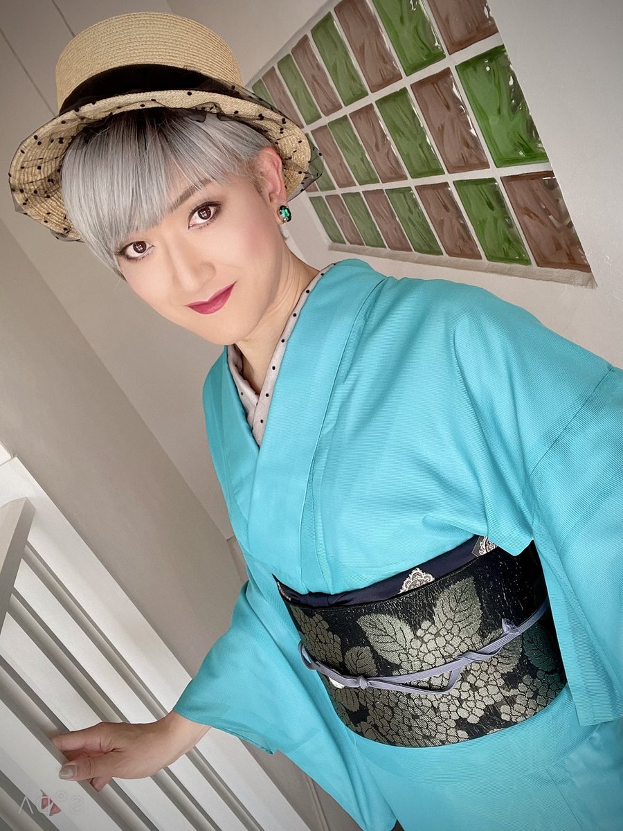 ジェイソンです❣️ 【着物と帯 時流】ヒ25701t◆正絹 単衣 小紋◆ 細身】ワンタッチ着物 くらわん着物 正絹小紋リメイク 紺地百花繚乱