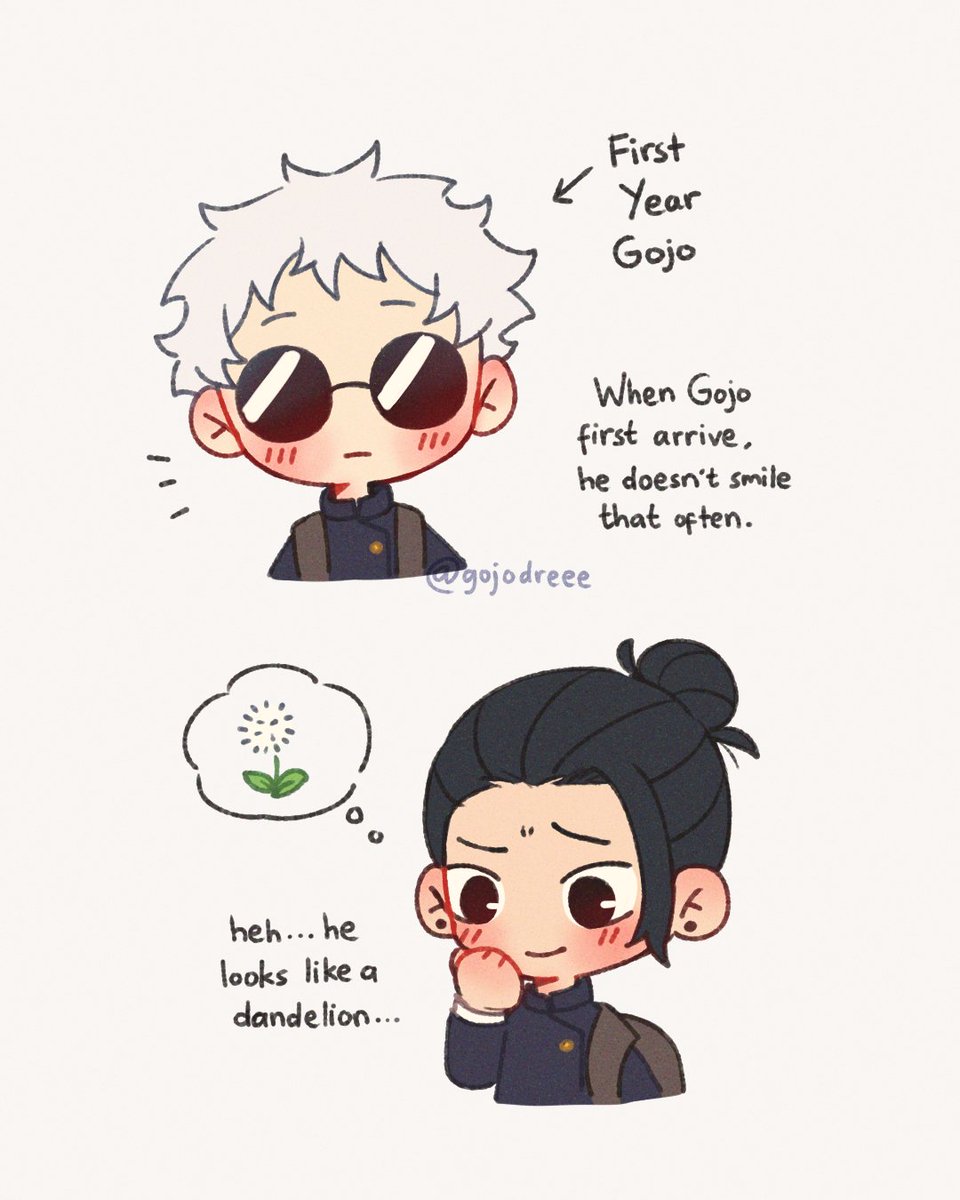 gojodreee's tweet image. First meeting 🍃🤍🖤
#五夏 #satosugu