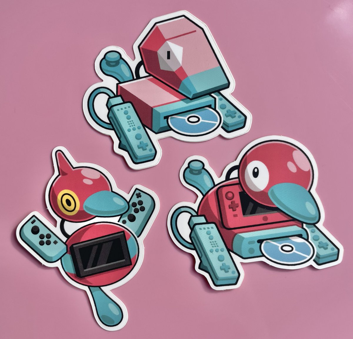 altardoll's tweet photo. porwiigon, porwiigon u and porygon zwitch stickers now available! 👾✨ (link below) https://t.co/T2ojxSxzu1