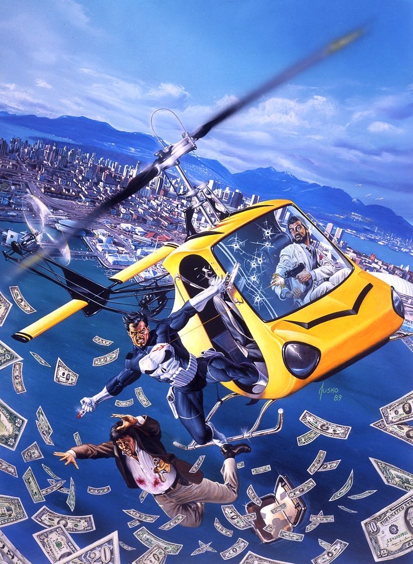 Into the Weird (@intoweird) on Twitter photo The Punisher by Joe Jusko #marvelcomics The Punisher by Joe Jusko #marvelcomics