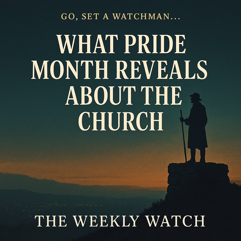 DaveJJenkins's tweet image. 🚨 New from The Weekly Watch
🎙️ What Pride Month Reveals About the Church
Silence is not an option. Truth matters.
▶️ Listen or watch here: servantsofgrace.org/pride-month-an…
#ContendingForTheWord #BiblicalTruth