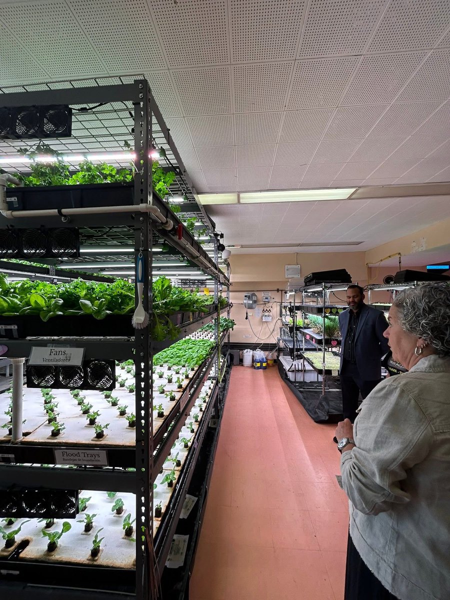 I had a blast at the Frederick Douglass Academy to kick off their Olympics &amp; see the students enjoy this exciting event. It was also great to tour the new College &amp; Career Success Pathways Lab &amp; the Hydroponics Lab! When I say investing in schools, this is what I’m talking about