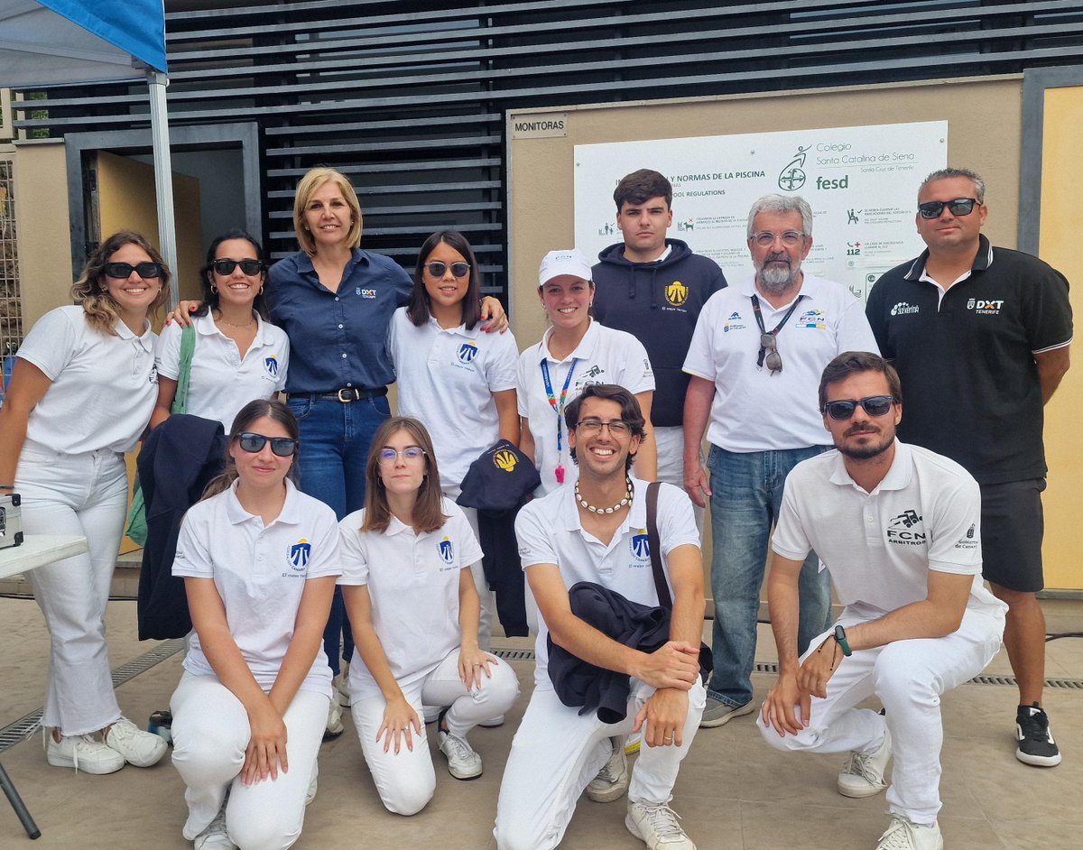 DXTenerife's tweet image. La #natación se despide de los XXXVIII Juegos Cabildo en la piscina del Colegio Santa Catalina de Siena FESD #SCTF
👏👏👏 Enhorabuena a todos los clubes participantes y gracias a la Federación Canaria de Natación, ¡hasta el año que viene!
#JuegosCabildoTF #ActivaTuVida
