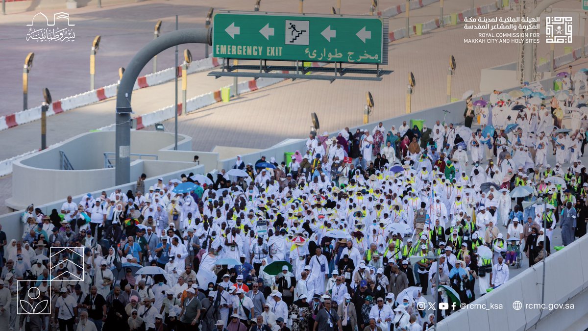 RCMC_KSA's tweet photo. يؤدون نسكهم بـ #يسر_وطمأنينة، بخدمات تسهّل رحلتهم، وتعزز تجربتهم في منشأة الجمرات.

#حج_1446هـ  #لبيك_والسبل_ميسرة https://t.co/K7Oo0aVmEt