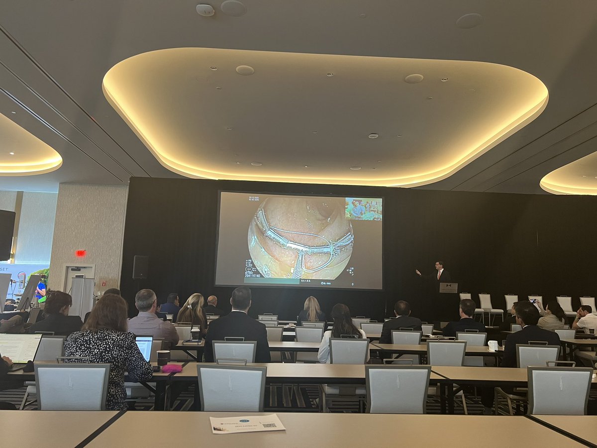 Ravi Teja Pasam MBBS MPH (@prteja2389) on Twitter photo Excellent talk by <a href="/MPGN46/">Manoel Galvao Neto MD, MSC, FASGE, IFASBMS</a> on small bowel therapies for obesity and T2DM !
✅duodenal mucosal resurfacring
✅laparo-endoscopic procedures to create magnetic compression duodenoileostomy and gastroenterostomy+endoscopic sleeve gastroplasty
<a href="/FesCourse/">FES Course</a> <a href="/SighPichamol/">Pichamol Jirapinyo, MD, MPH</a> <a href="/MetabolicEndo/">Chris Thompson, MD</a> Excellent talk by <a href="/MPGN46/">Manoel Galvao Neto MD, MSC, FASGE, IFASBMS</a> on small bowel therapies for obesity and T2DM !
✅duodenal mucosal resurfacring
✅laparo-endoscopic procedures to create magnetic compression duodenoileostomy and gastroenterostomy+endoscopic sleeve gastroplasty
<a href="/FesCourse/">FES Course</a> <a href="/SighPichamol/">Pichamol Jirapinyo, MD, MPH</a> <a href="/MetabolicEndo/">Chris Thompson, MD</a>
