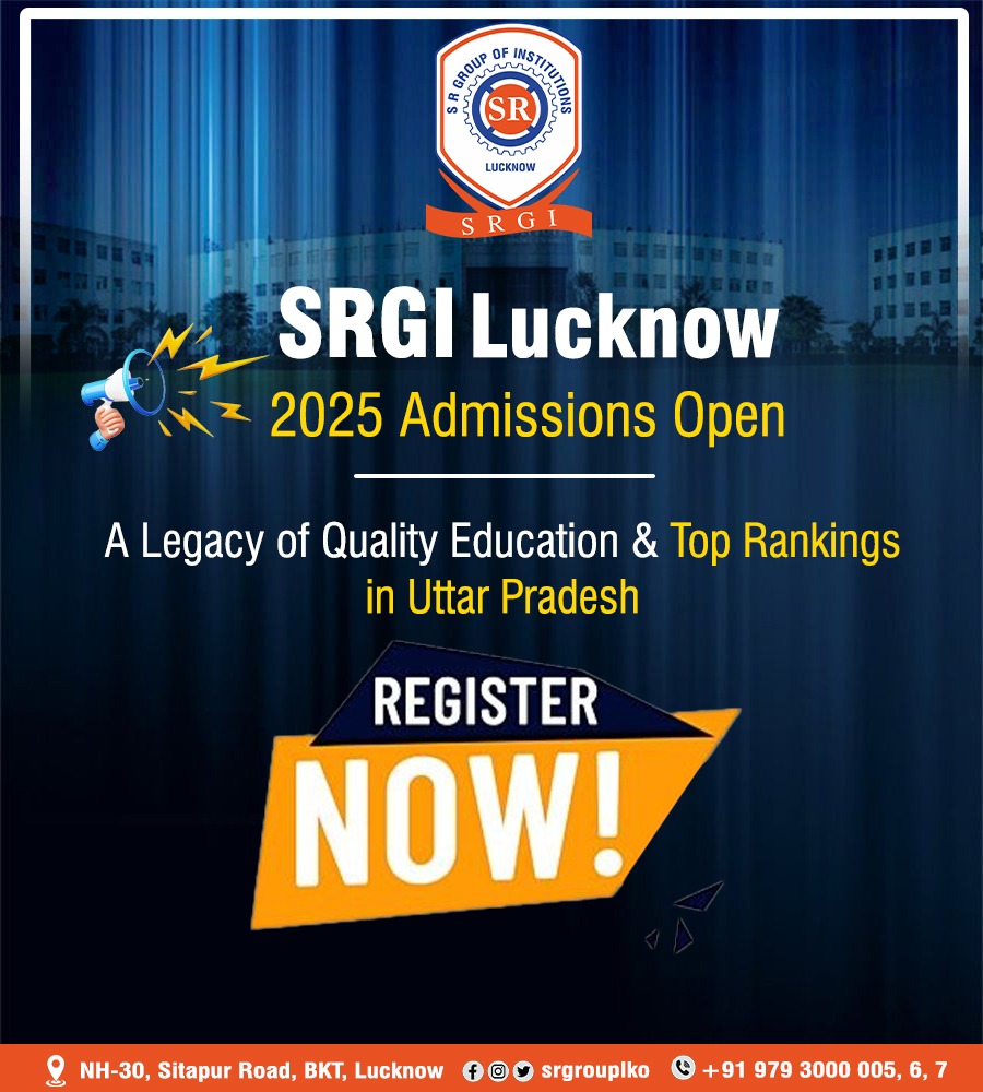 SRGROUPLKO's tweet photo. SRGI Lucknow – Admissions Open 2025
A Legacy of Quality Education &amp; Top Rankings in Uttar Pradesh.
📚 Secure Your Future Today!
🔗 REGISTER NOW! https://t.co/xR1pqZgOU9
