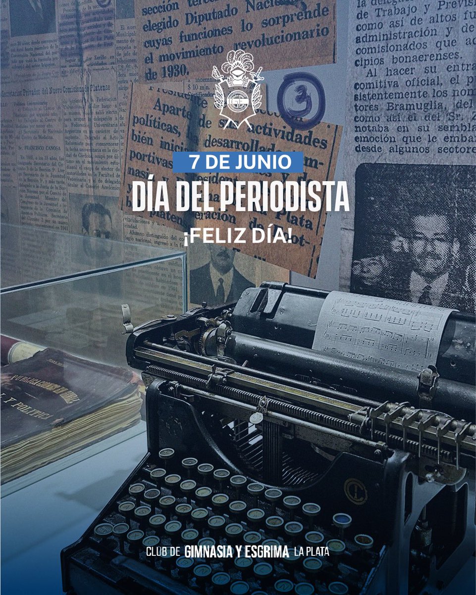 gimnasiaoficial's tweet photo. 🎙️Les deseamos un feliz día a quienes desde su lugar, son parte fundamental para informar acerca del día a día de nuestro club. https://t.co/DKP1IqVUFU